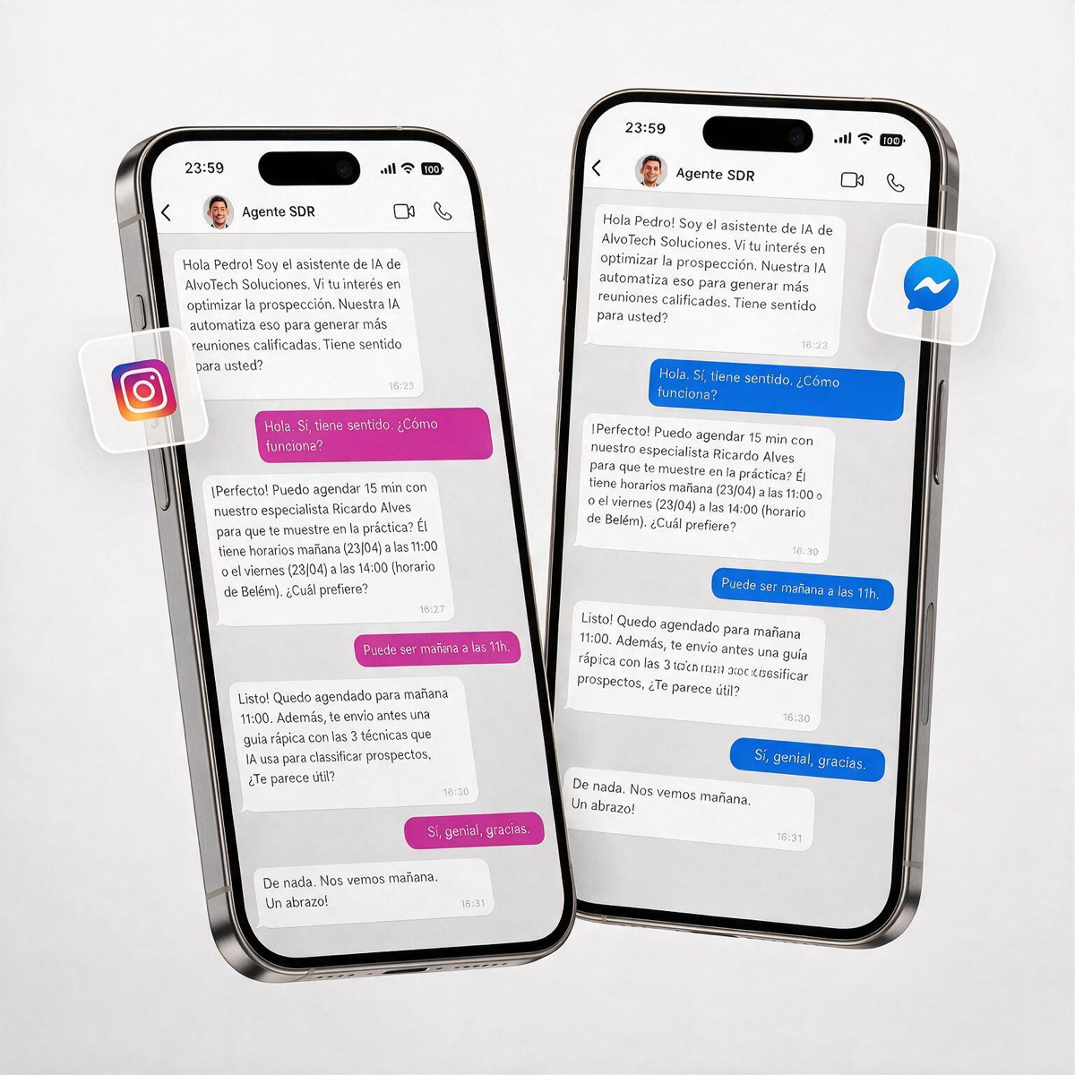 IA para Instagram y Messenger