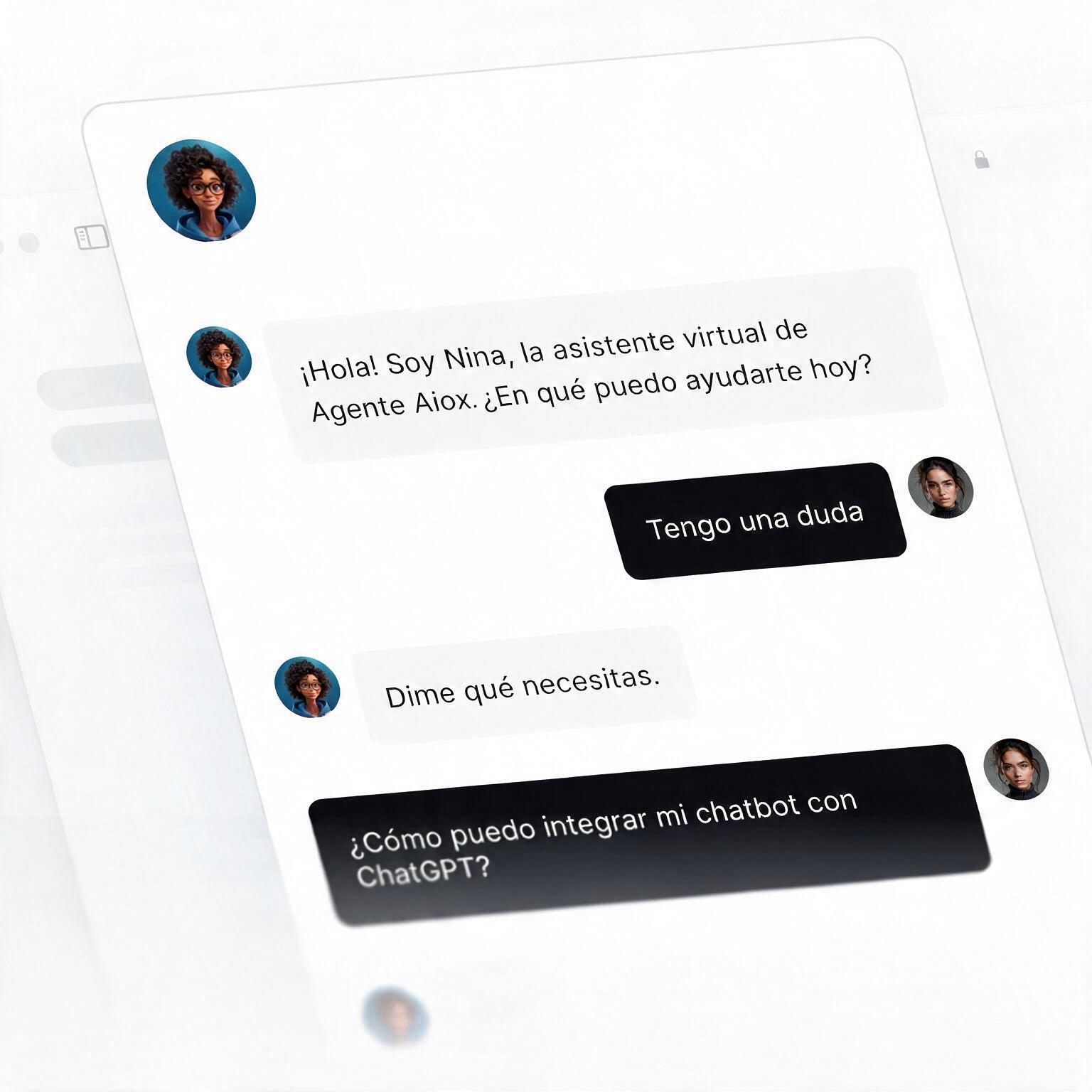 Agentes en tu sitio web mediante un widget